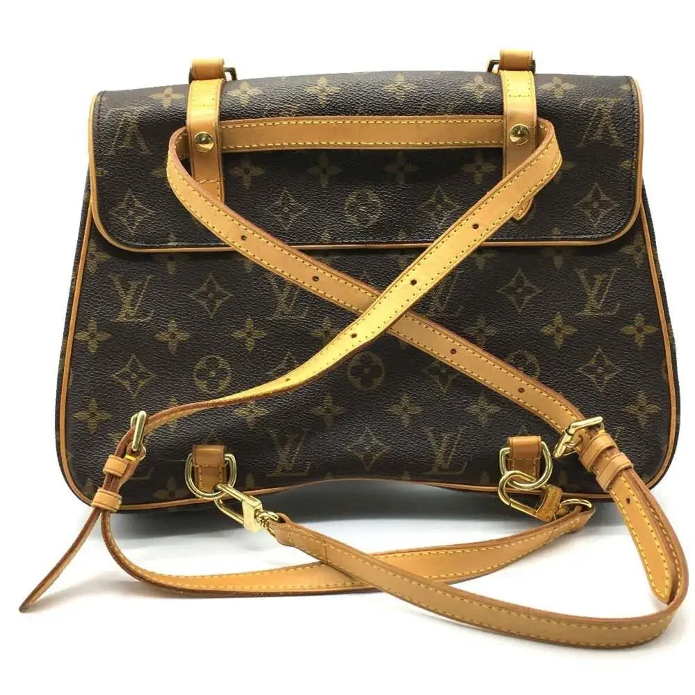 LOUIS VUITTON Brown Monogram Canvas Backpack